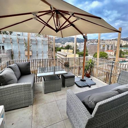Aparthotel Riviera - Superbe 3 Pieces Avec Terrasse Plein Sud Et Parking Ac- La Terrasse Du Jardin Du Ray Nice Eksteriør billede